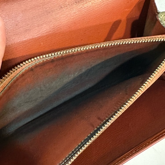 Louis Vuitton Epi Long Wallet Saddle Brown Vintage - Picture 7 of 12